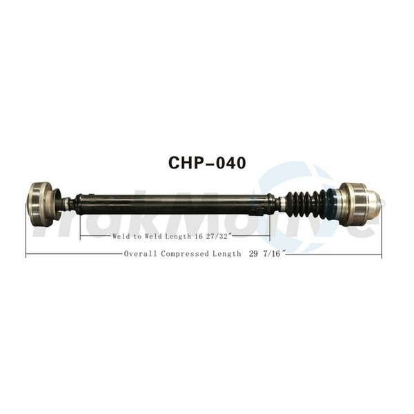Surtrack Axle Drive Shaft Assembly, Chp-040 CHP-040